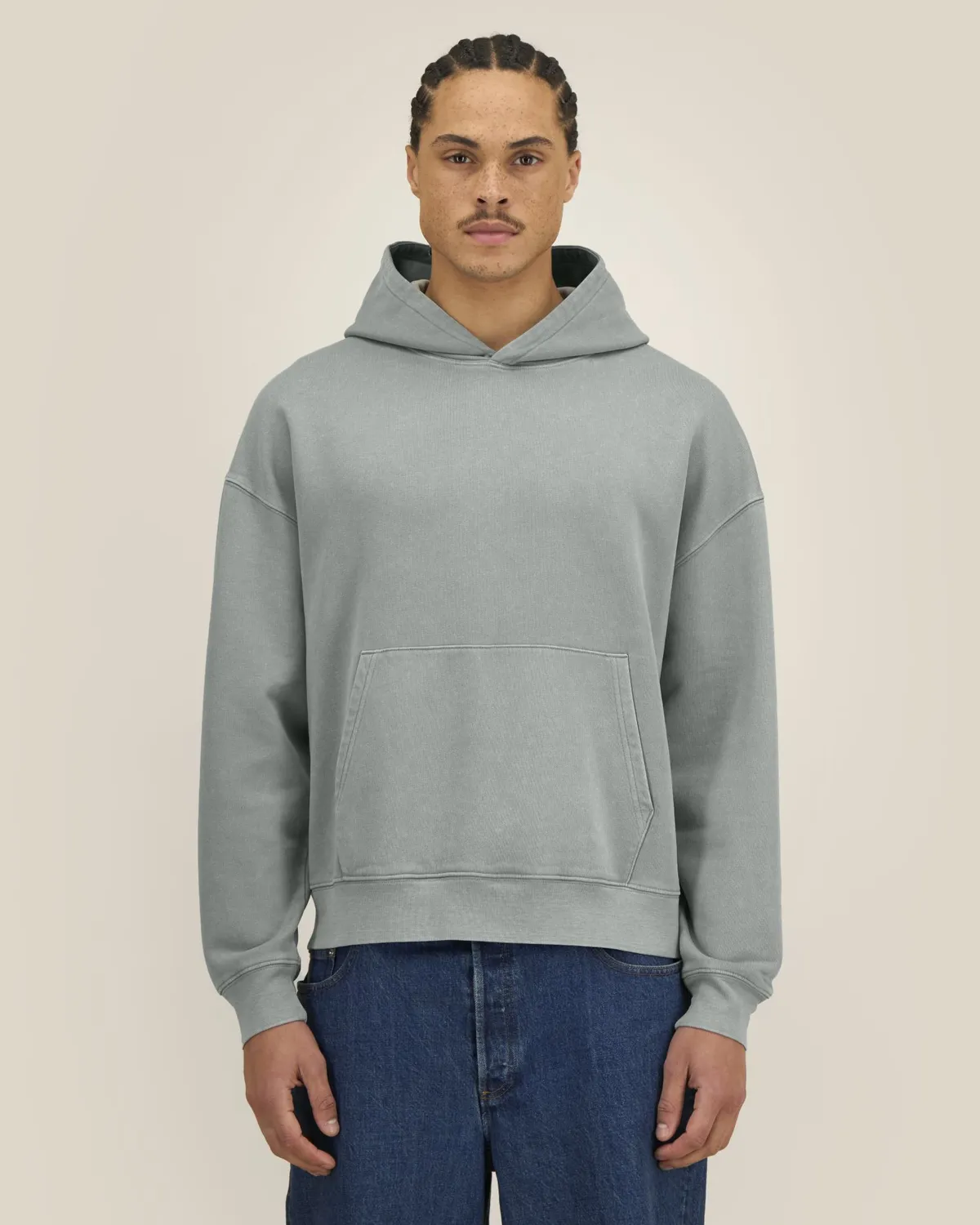 Chaser Vintage in g. dyed misty grey, voorkant