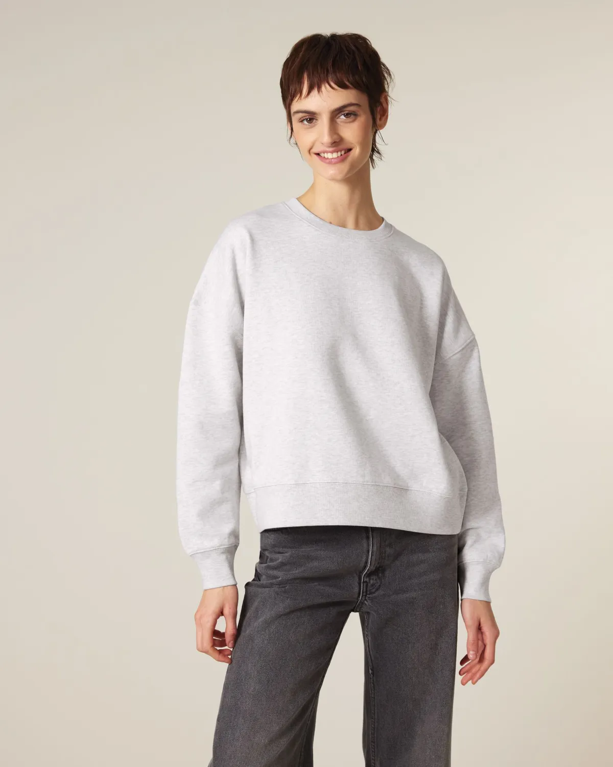 Stella Alma in cool heather grey, voorkant