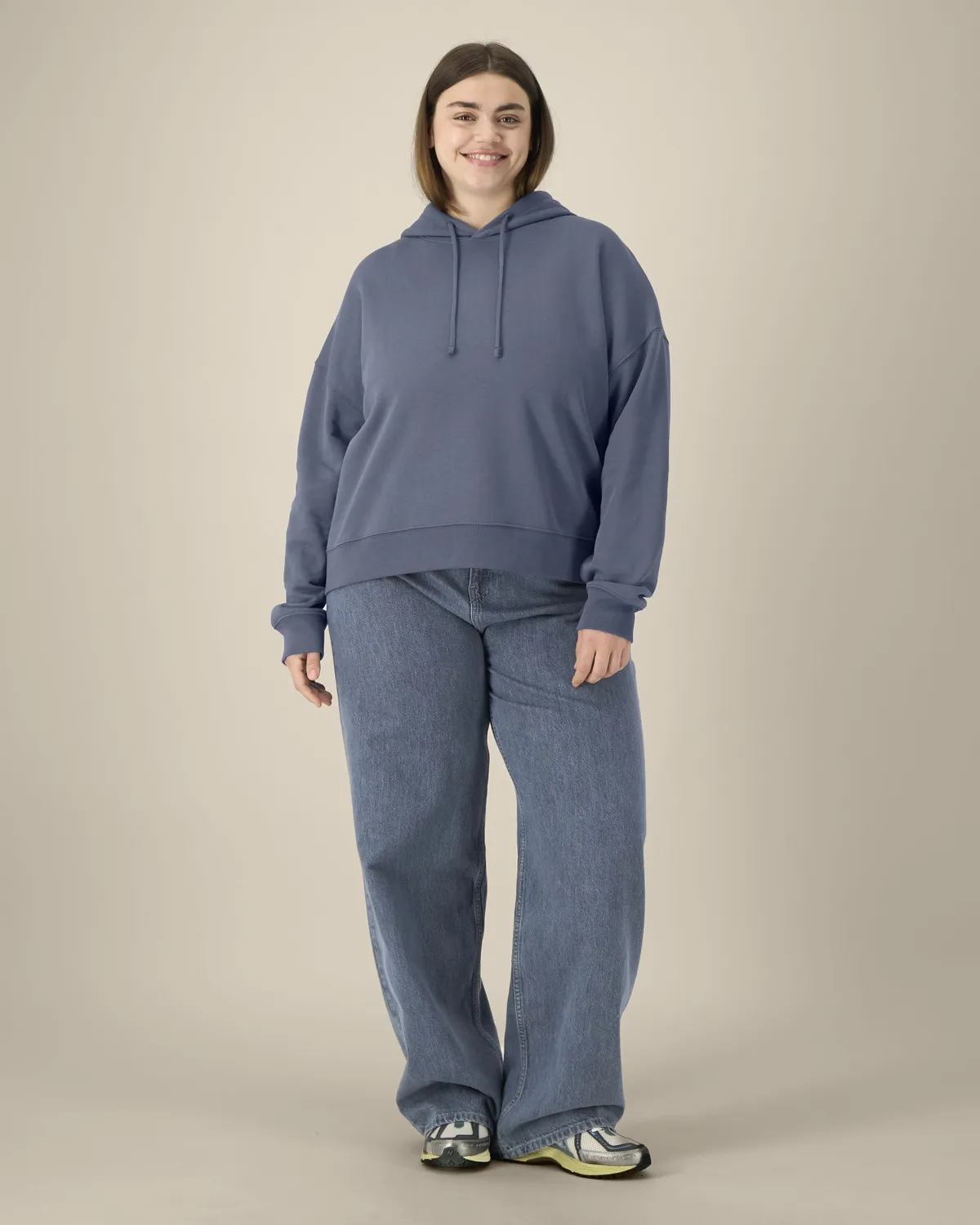 Stella Nora in blue grey, voorkant