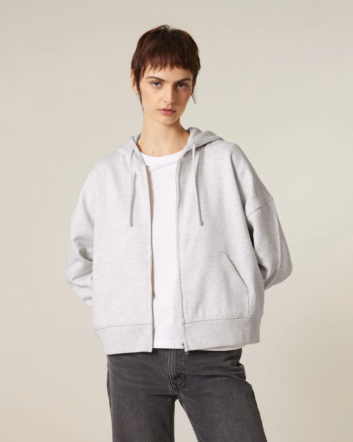 Stella Ida in cool heather grey, voorkant