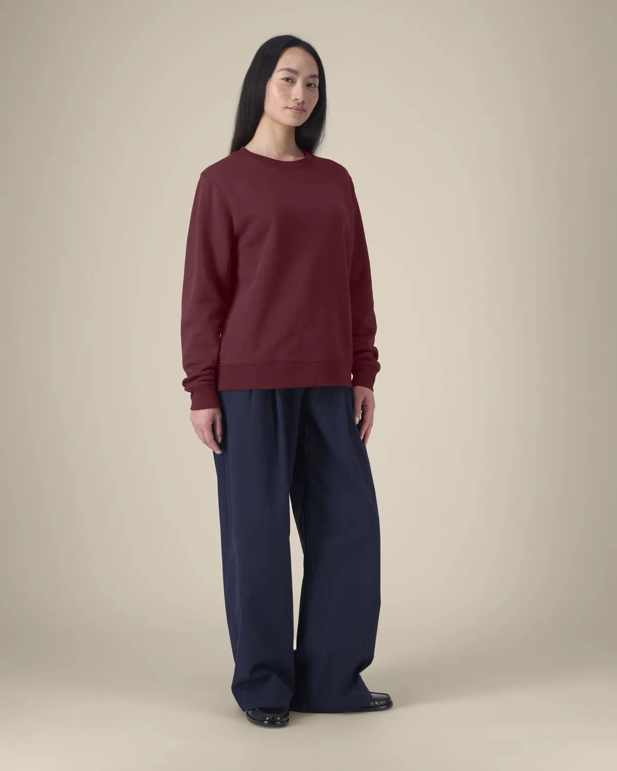 Stella Thinker in burgundy, voorkant