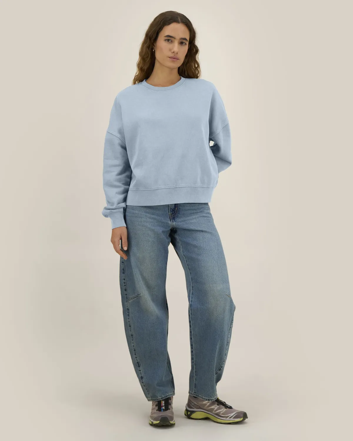 Stella Alma Vintage in g.dyed blue stone, voorkant