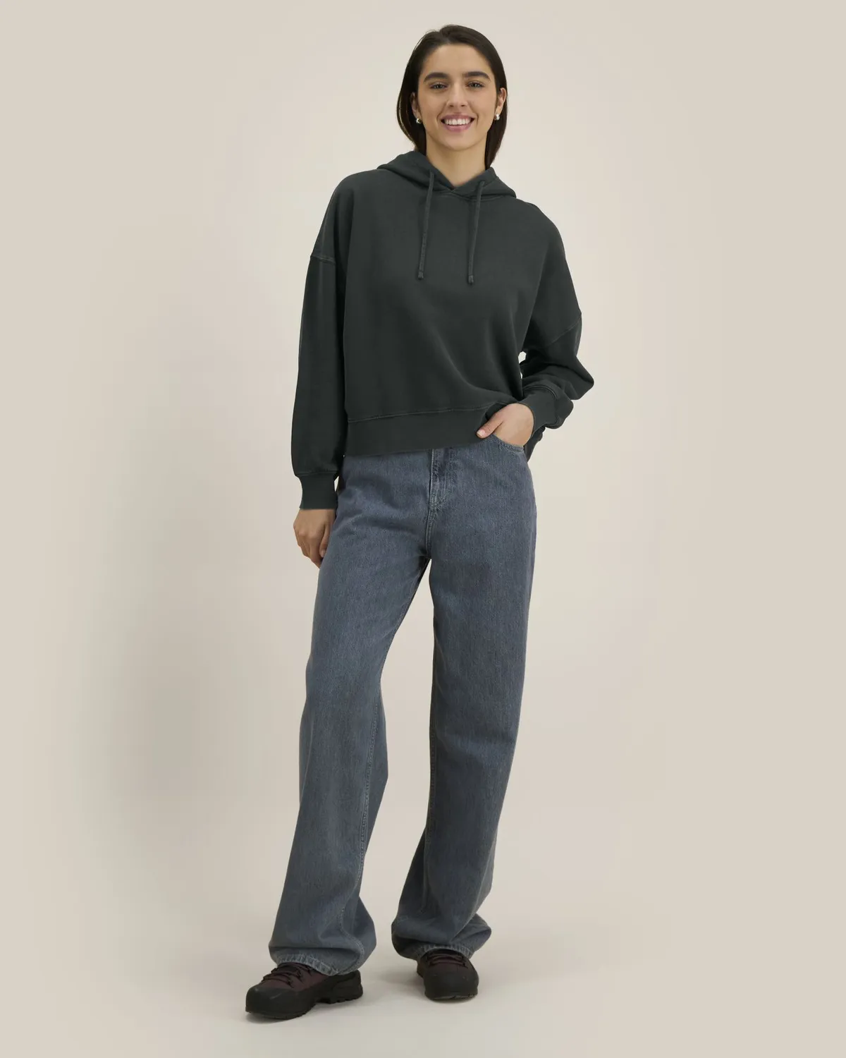 Stella Nora Vintage in g. dyed black rock, voorkant