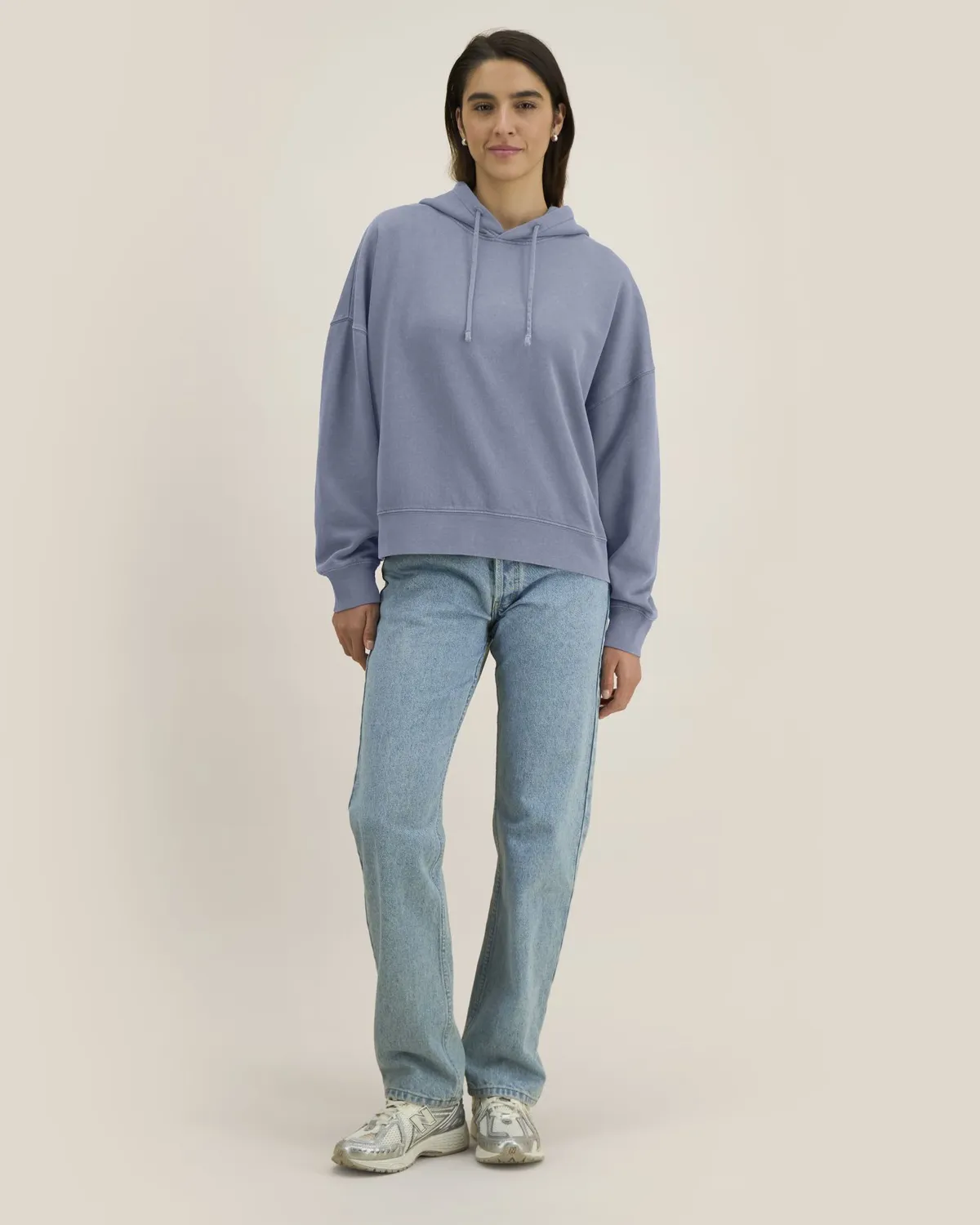 Stella Nora Vintage in g. dyed blue grey, voorkant