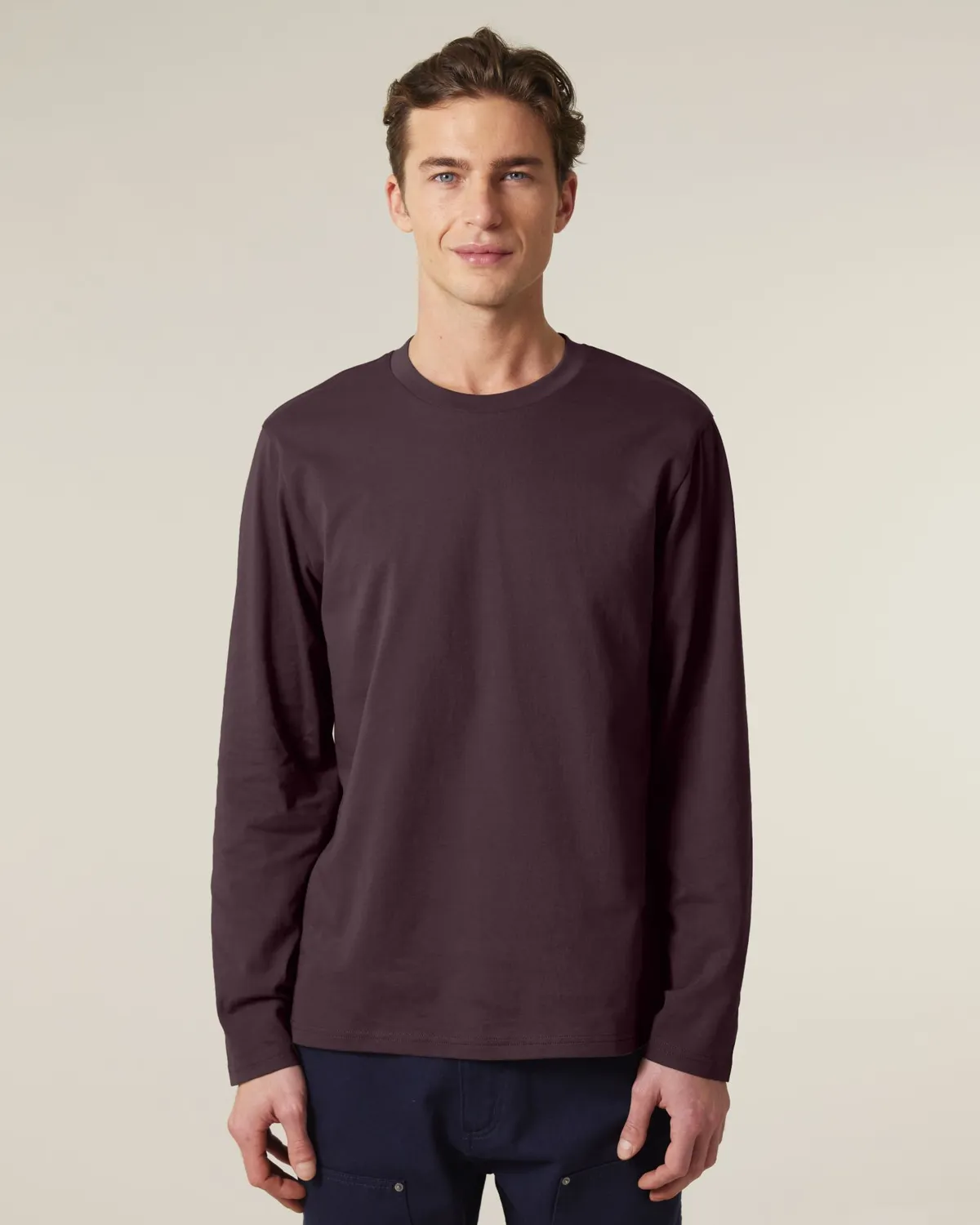 Creator 2.0 Long Sleeve in red brown, voorkant