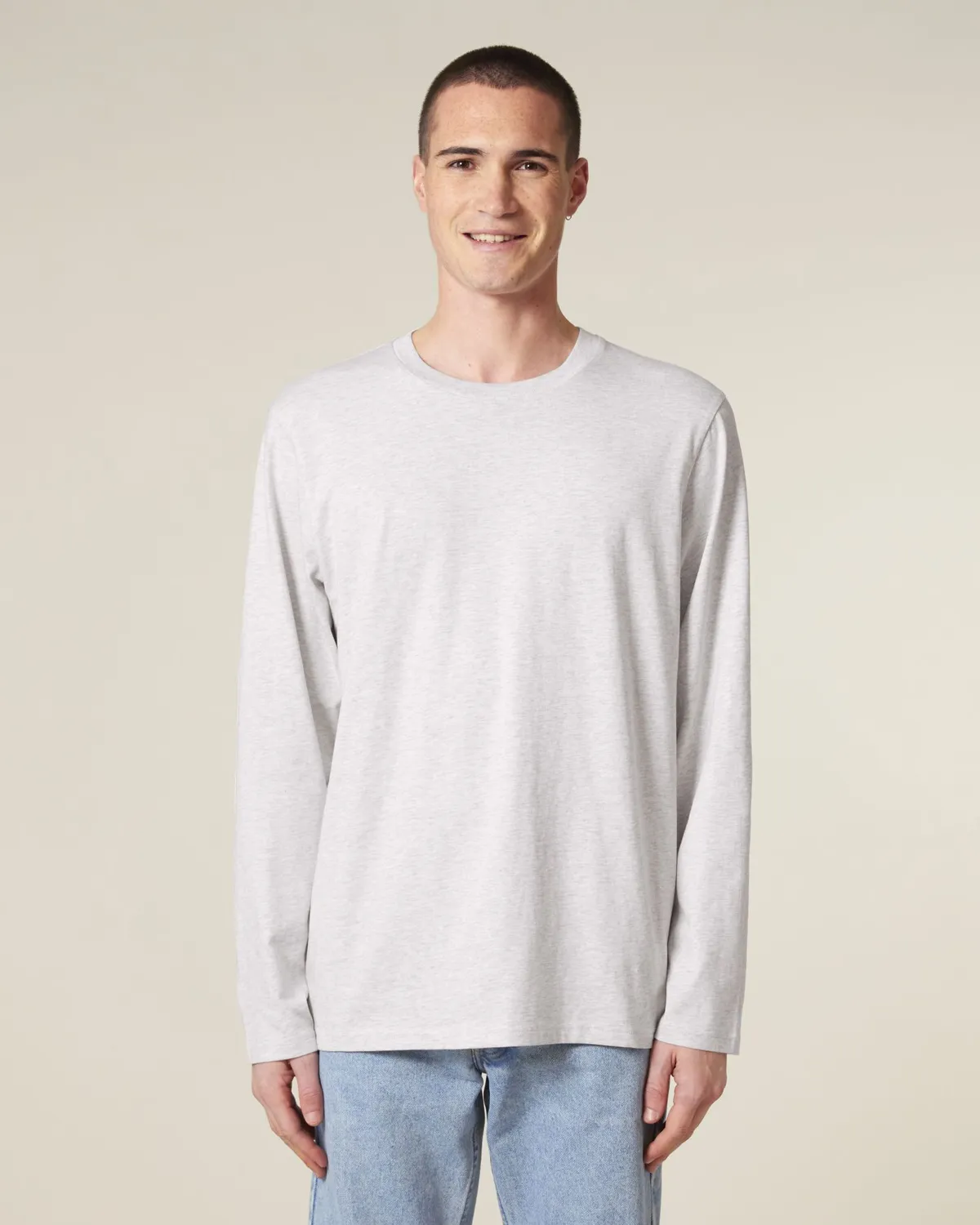 Creator 2.0 Long Sleeve in cool heather grey, voorkant