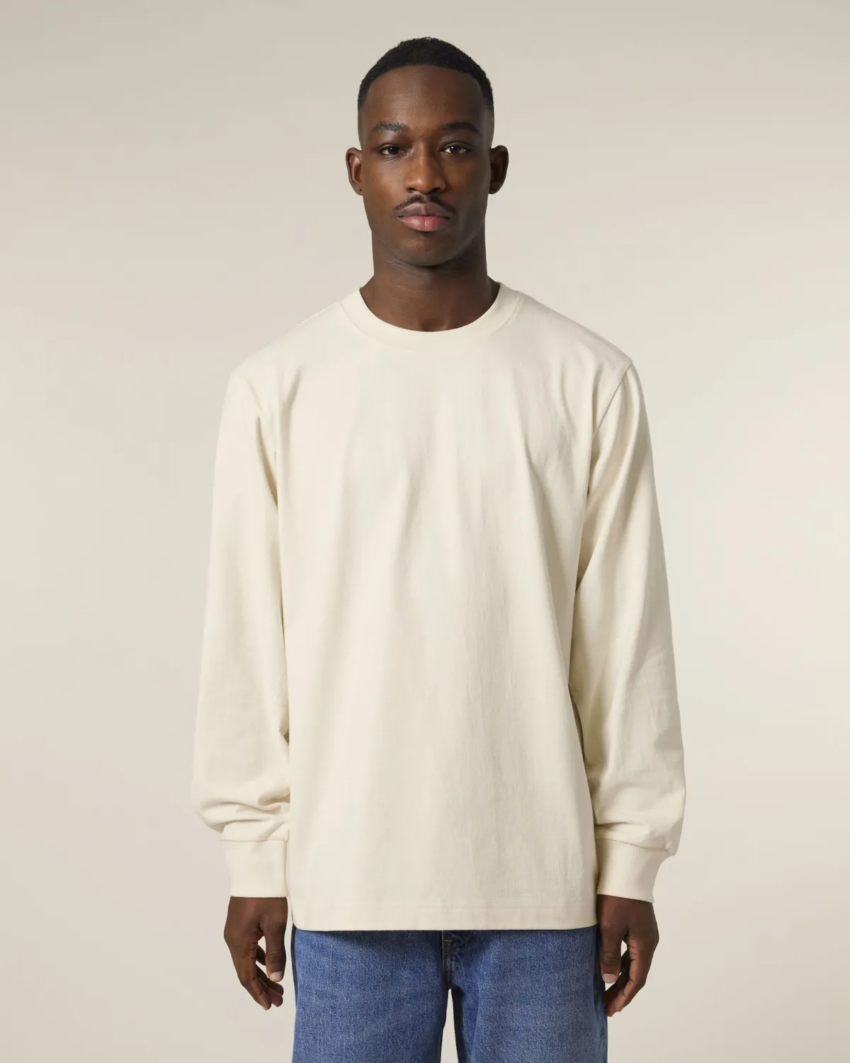 Freestyler Long Sleeve in natural raw, voorkant