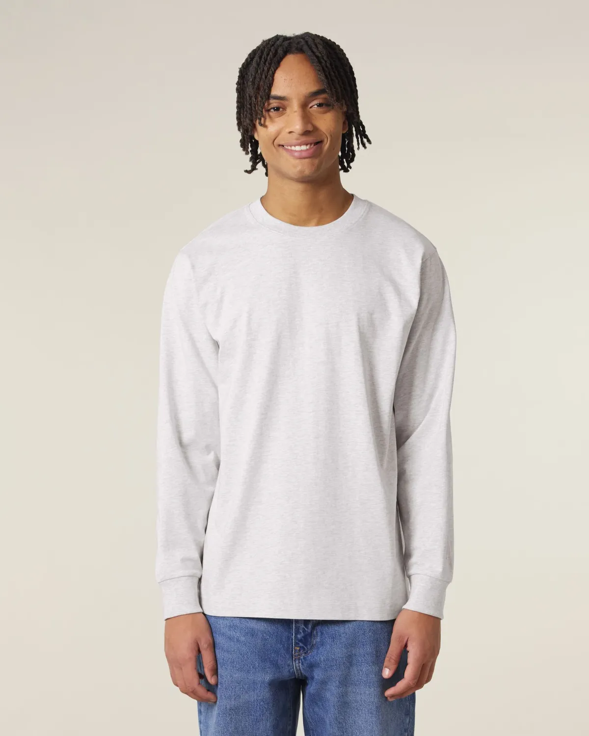 Freestyler Long Sleeve in cool heather grey, voorkant