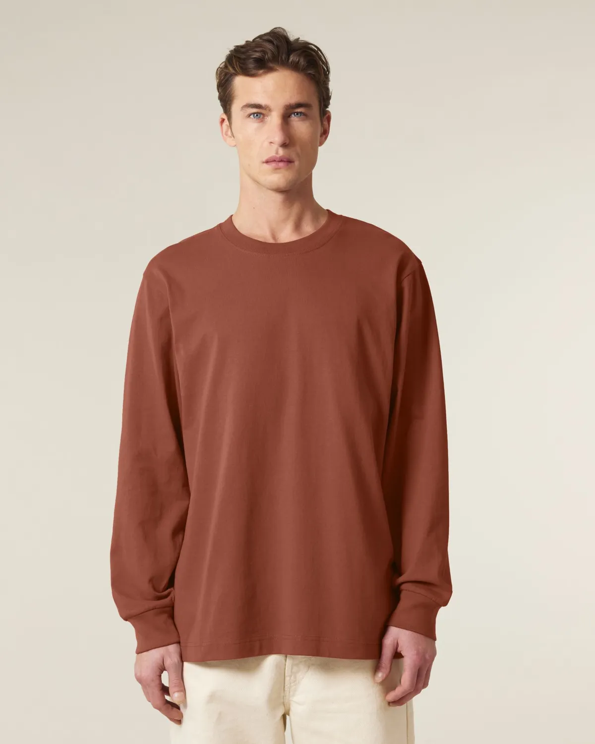 Freestyler Long Sleeve in heritage brown, voorkant