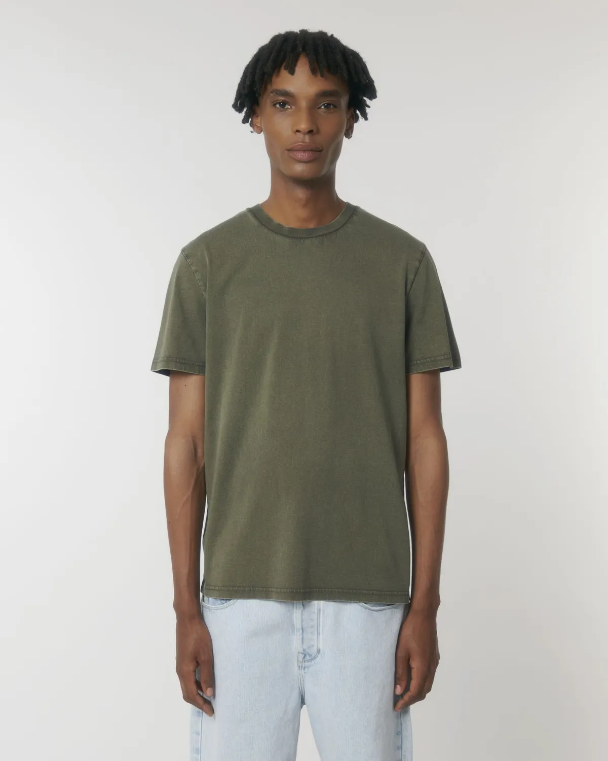Crafter Vintage in g. dyed khaki, voorkant