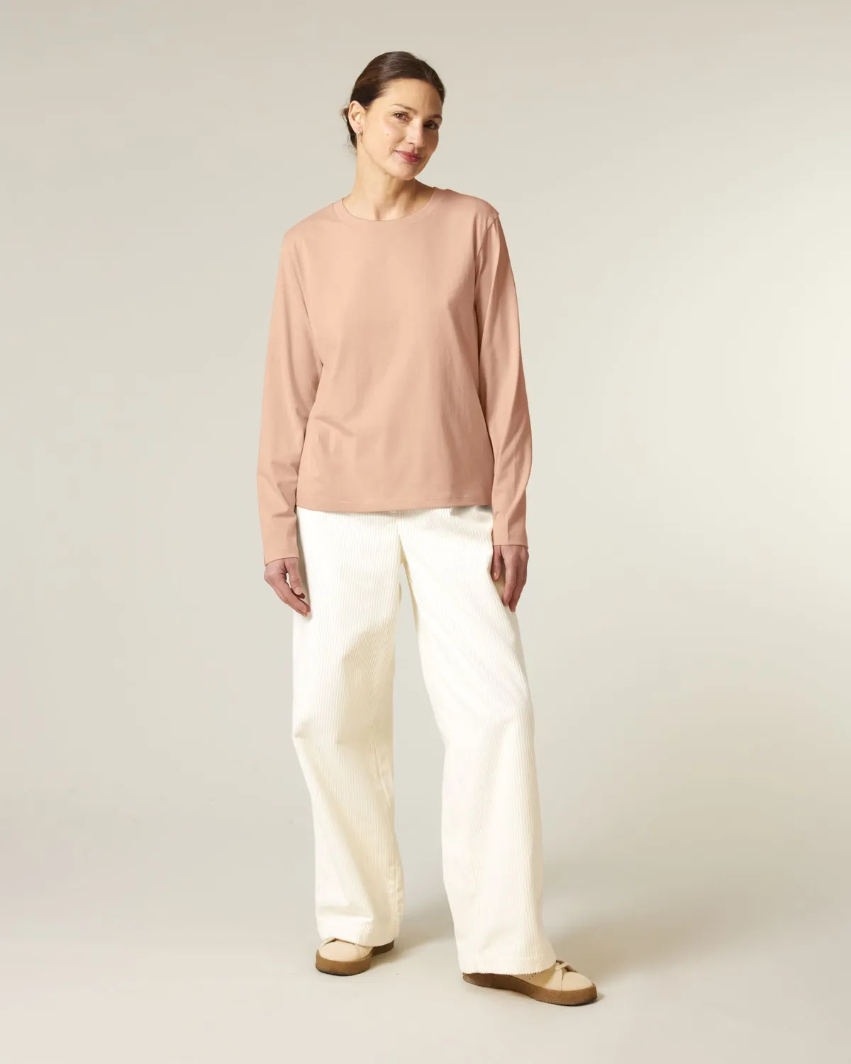Stella Muser Long Sleeve in fraiche pêche, voorkant