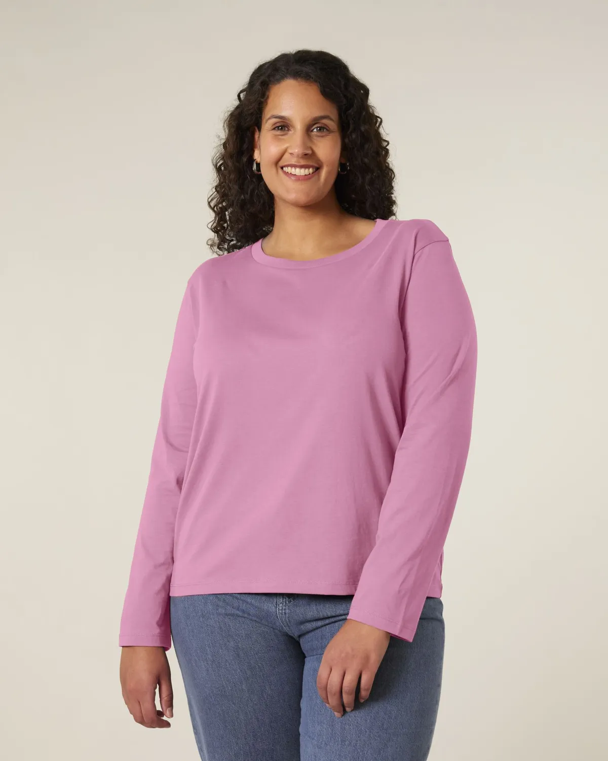 Stella Muser Long Sleeve in bubble pink, voorkant