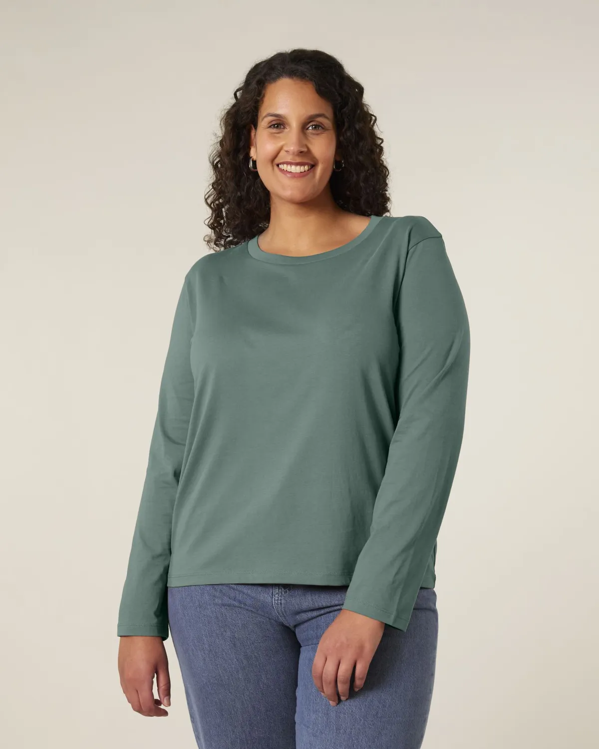 Stella Muser Long Sleeve in green bay, voorkant