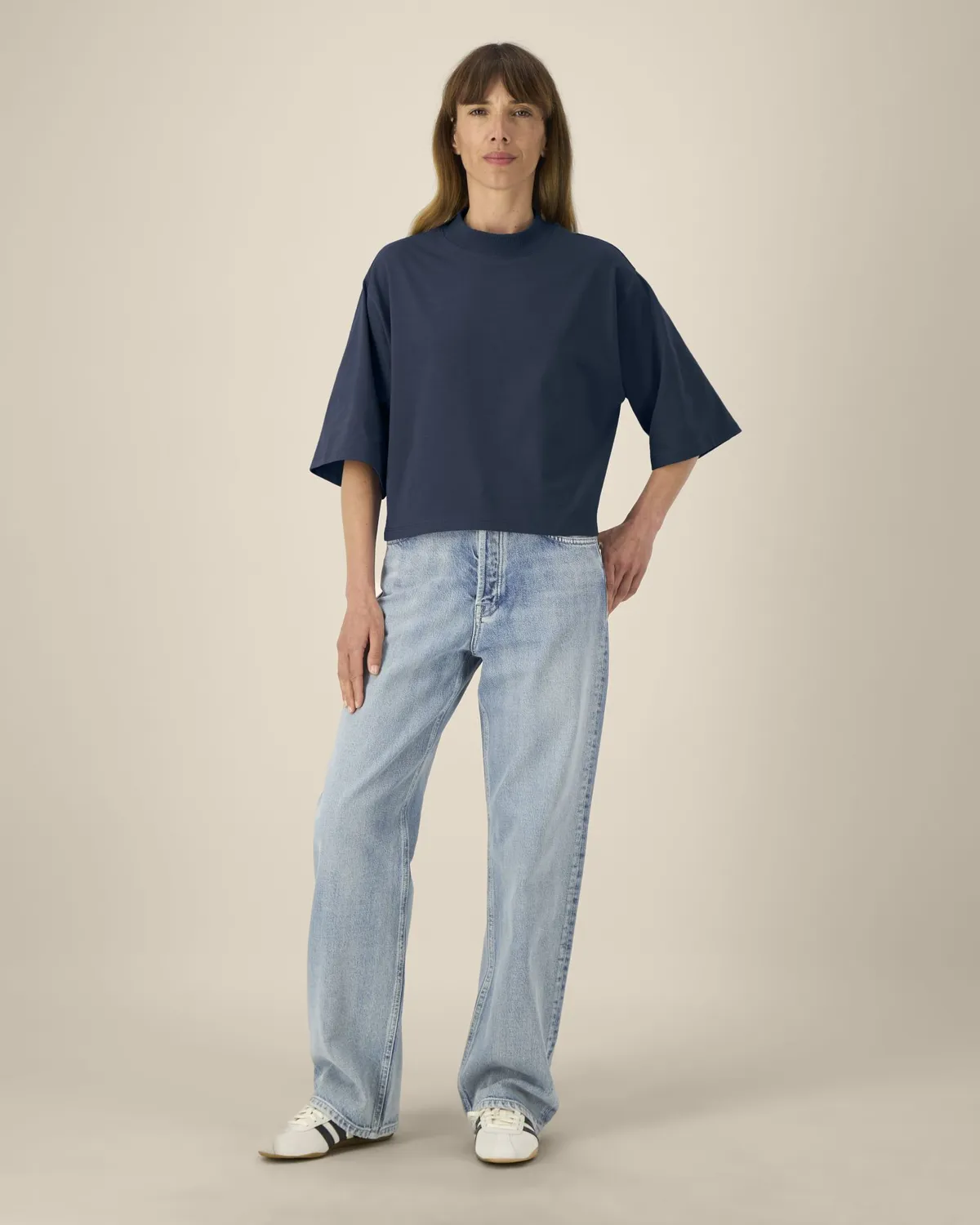 Stella Raya in french navy, voorkant