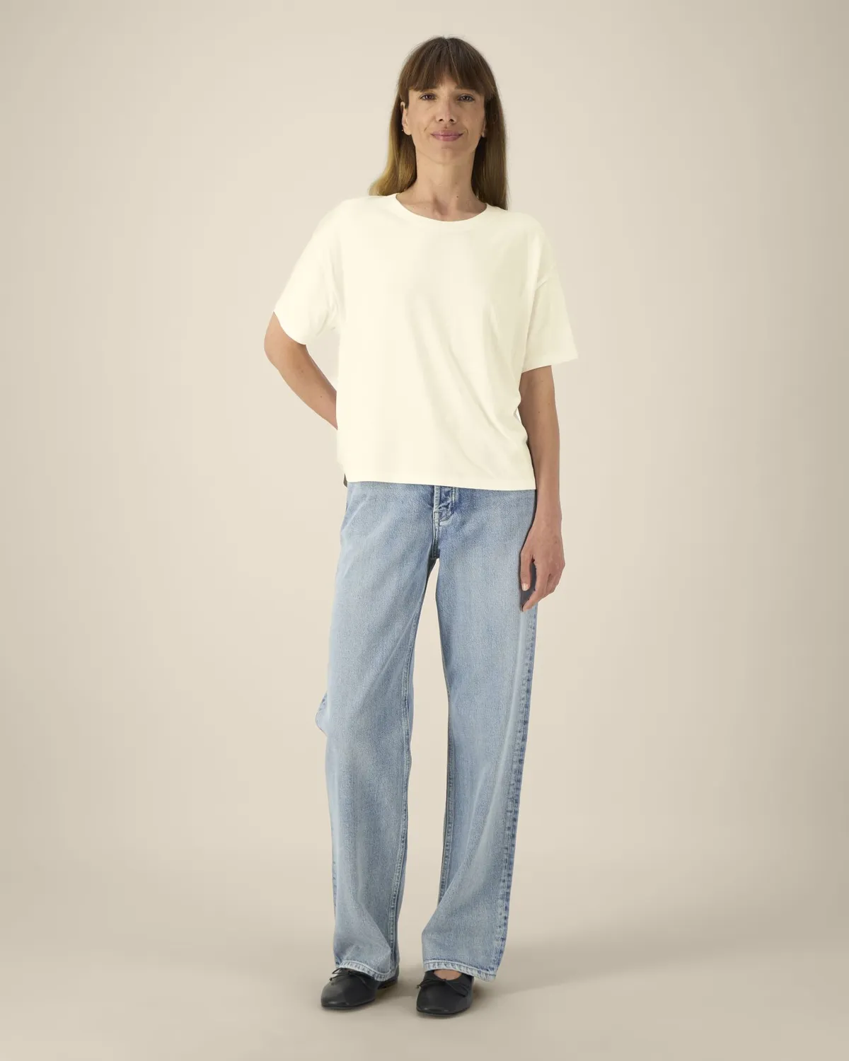 Stella Etta in cream, voorkant