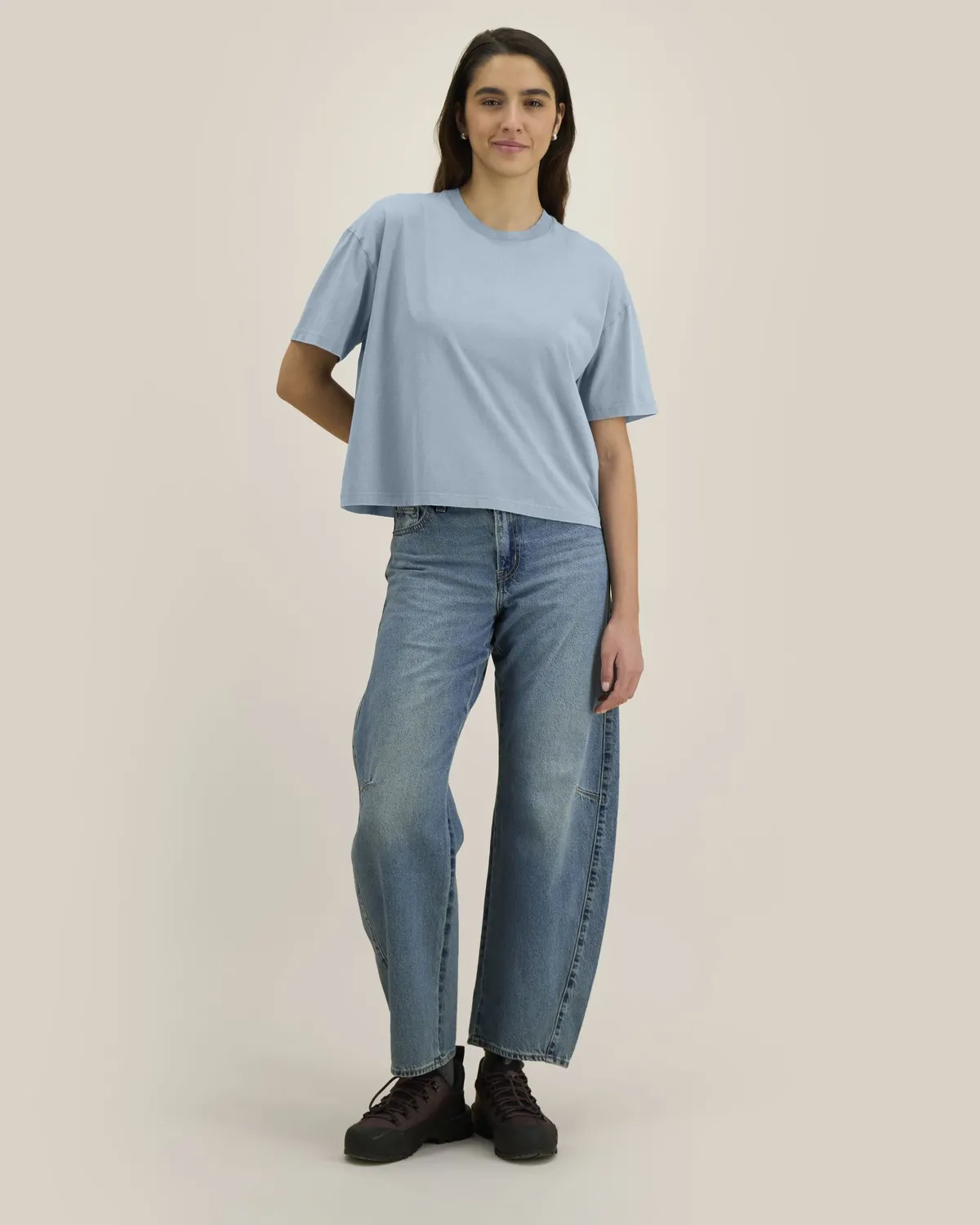Stella Nova Vintage in g.dyed blue stone, voorkant