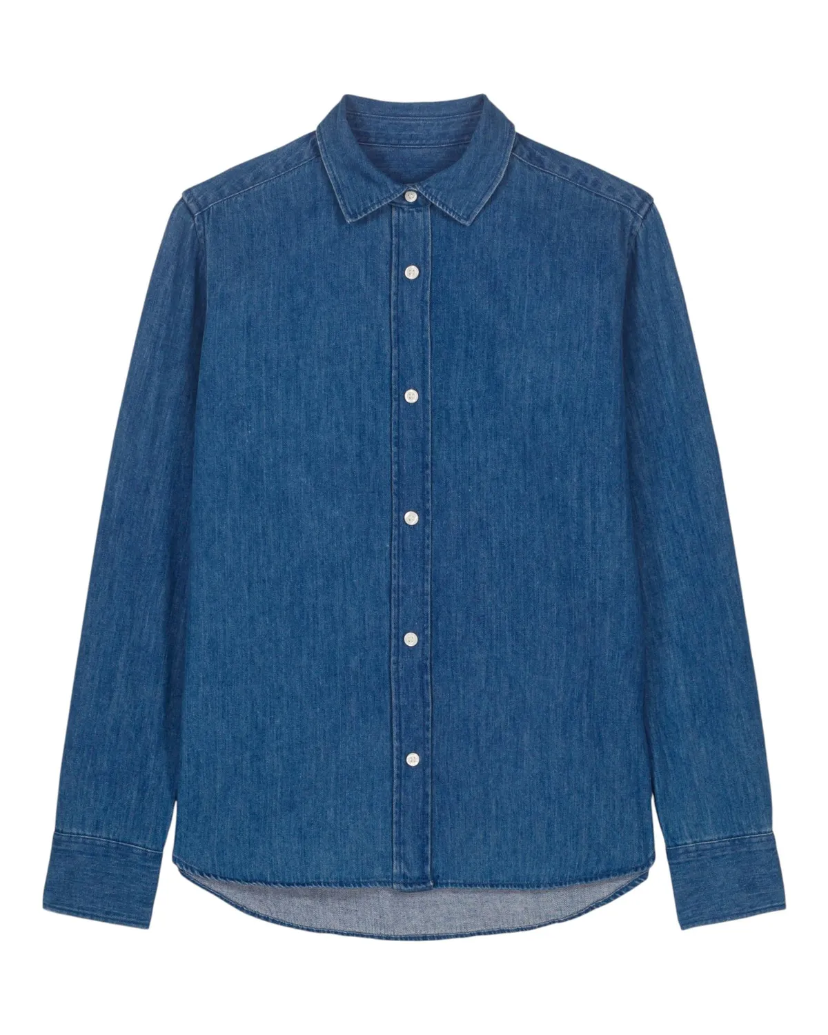 Stella Denim Shirt in mid wash, zonder model