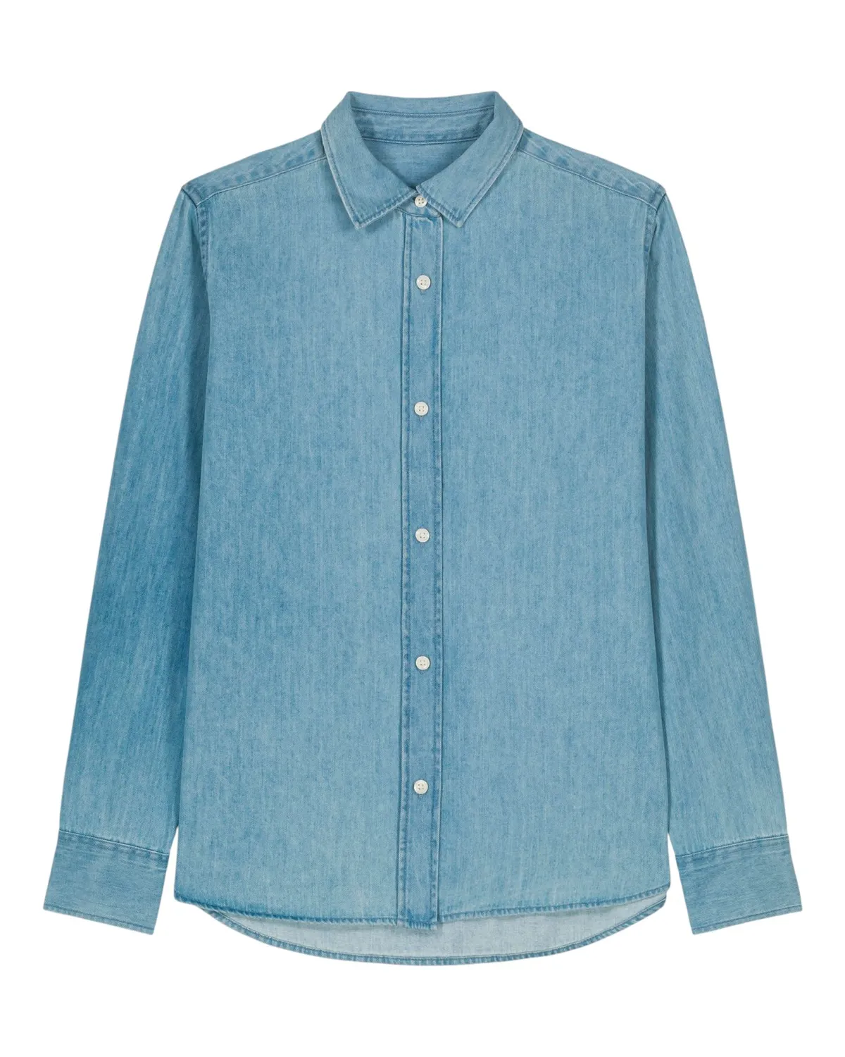 Stella Denim Shirt in light wash, zonder model
