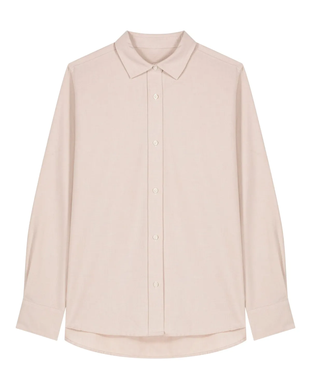 Stella Oxford Shirt in beige oxford, zonder model