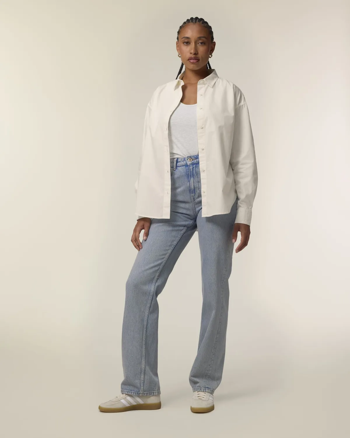 Stella Styler Shirt in cream, voorkant