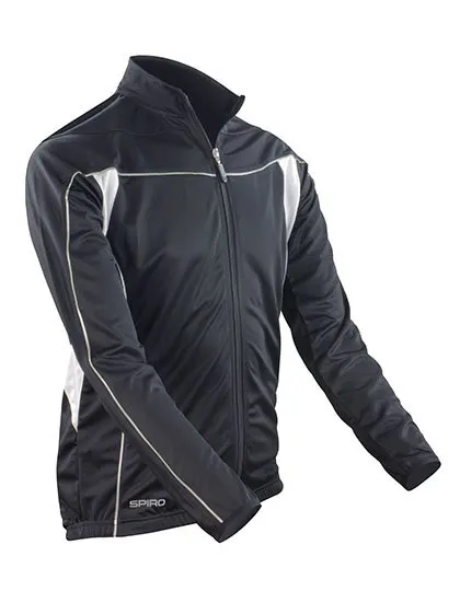 Men’s Bikewear Long Sleeve Performance Top in black/white