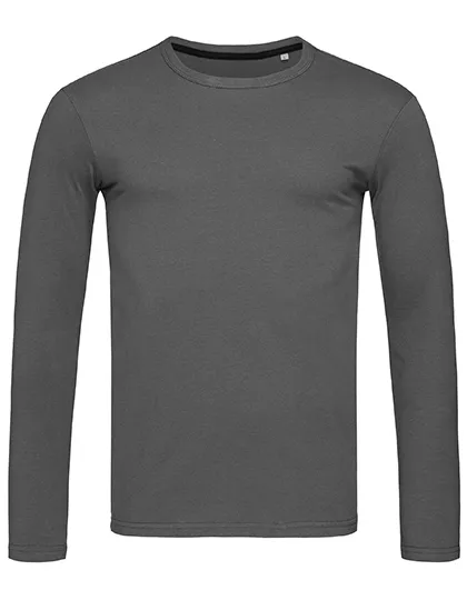 Clive Long Sleeve in slate grey (solid)