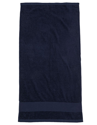 Organic Cozy Hand Towel in navy