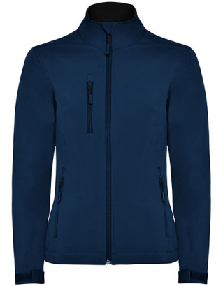 Nebraska Woman Softshell Jacket in navy